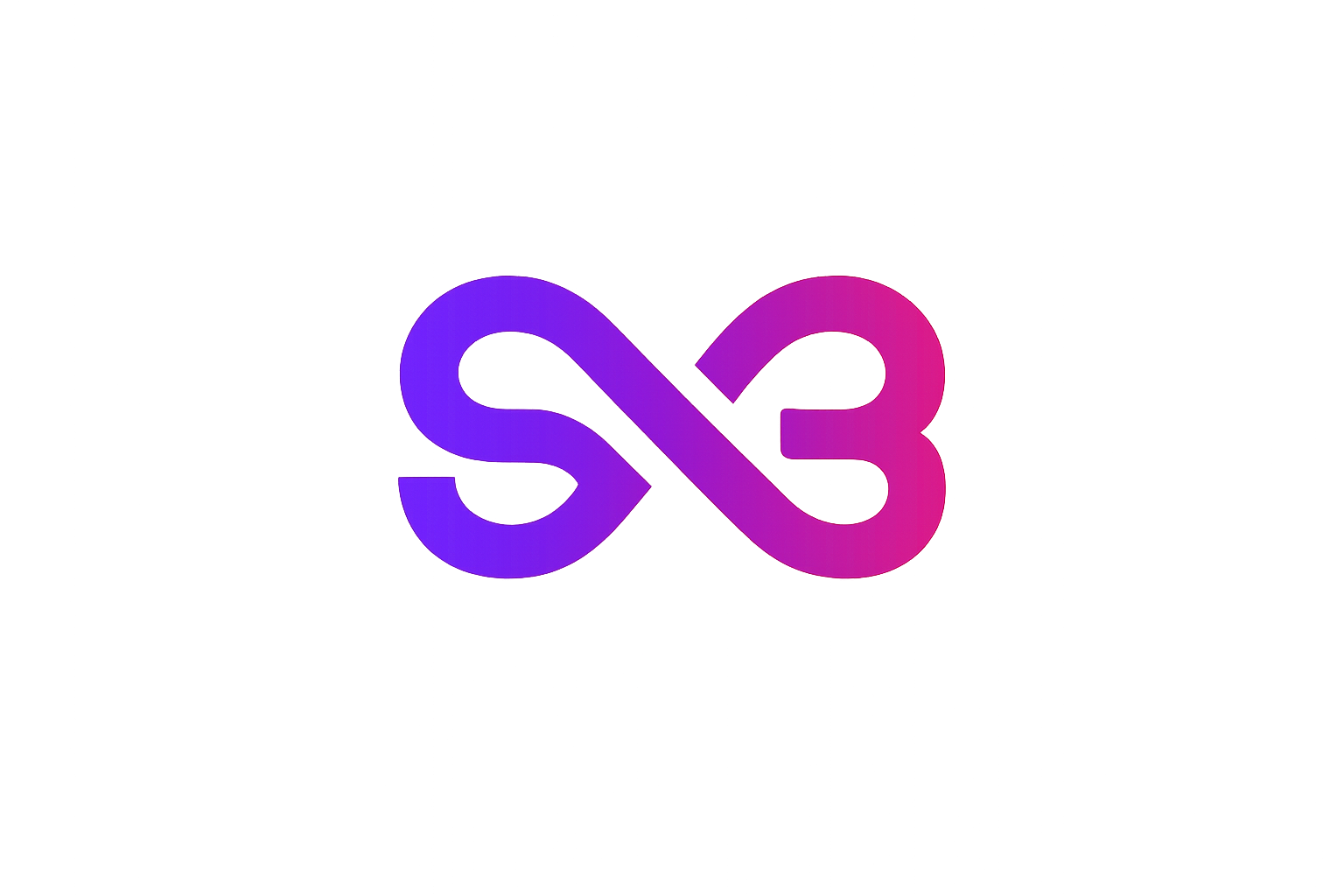 Isologo Softbreak — la unión de la S y la B forma un flujo infinito